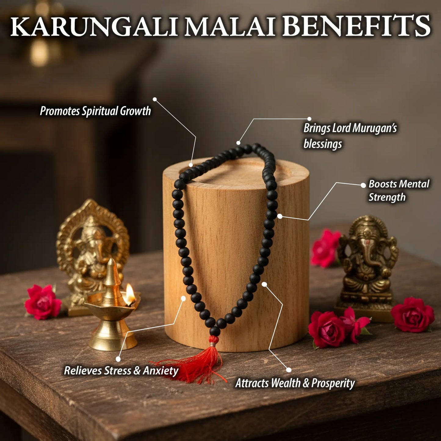 KARUNGALI MALAI WITH LAB CERTIFICATION