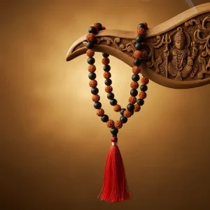 Karungali With Rudraksh(8MM)