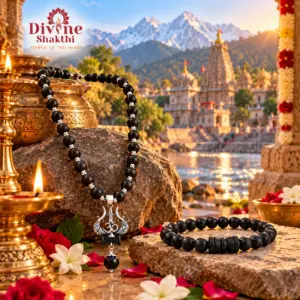 Karungali  Bracelet with Trishool Mala Combo